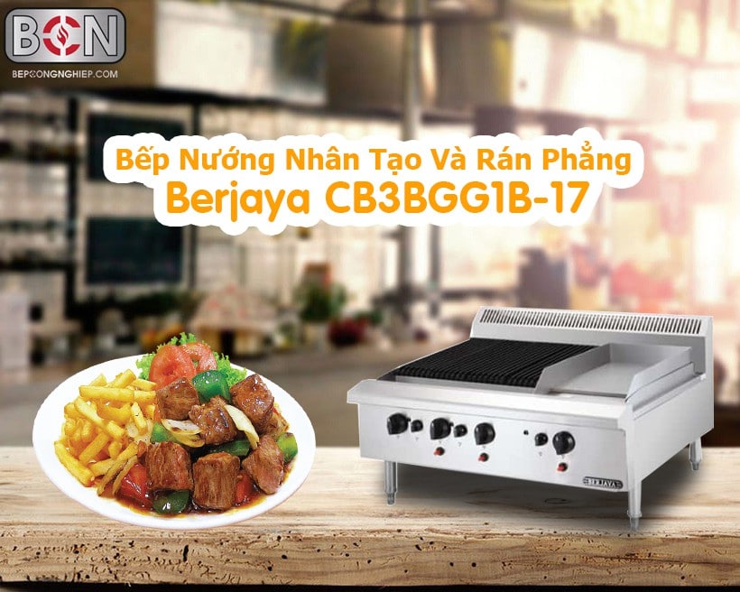 bếp nướng nhân tạo Berjaya Cb3bgg1b-17
