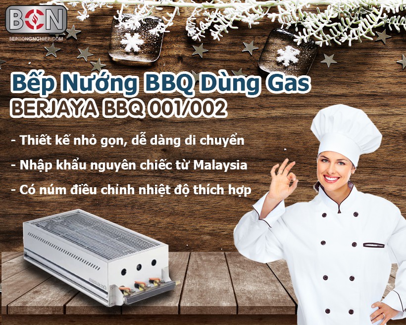 bếp nướng Bbq dùng gas Berjaya New