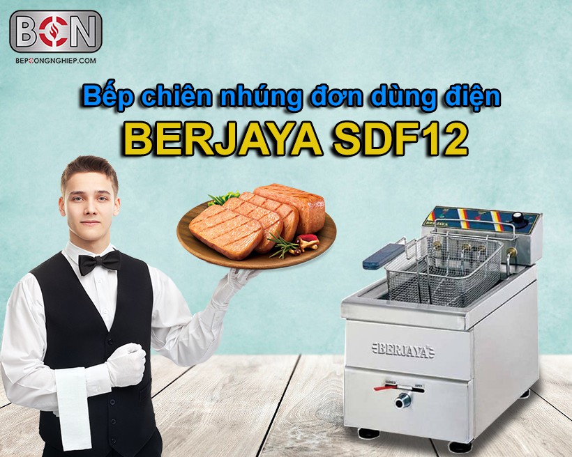 bếp chiên nhúng đơn dùng điện Berjaya New 3
