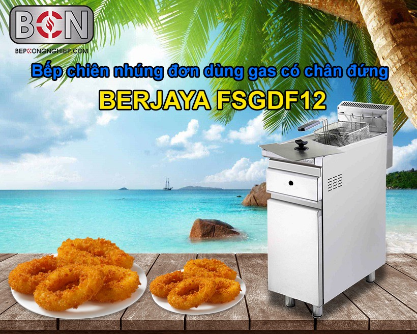 bếp chiên nhúng đơn dùng gas Berjaya New 6