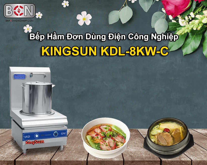 bếp hầm đơn dùng điện Kingsun New 2