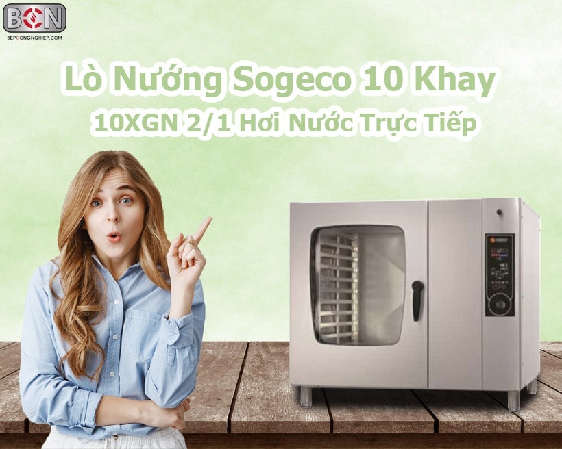 lò nướng Sogeco 10 khay 10xgn New
