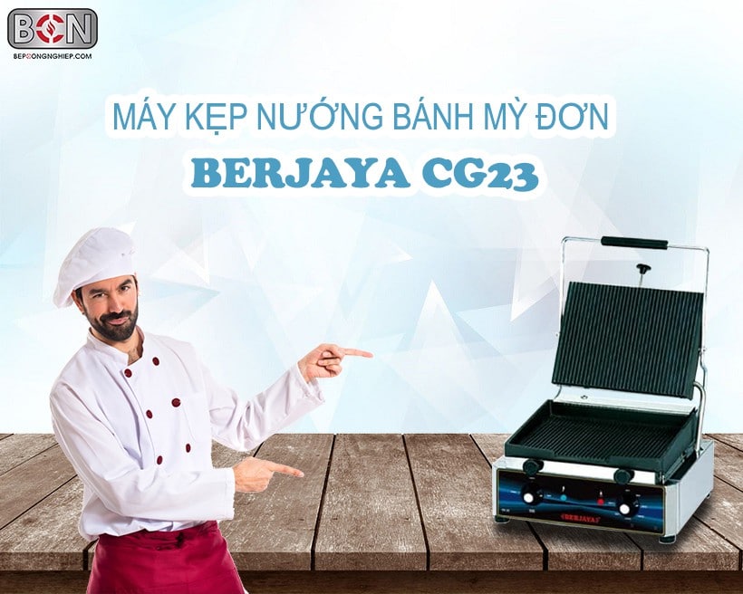 máy kẹp nướng bánh mỳ đơn Berjaya New