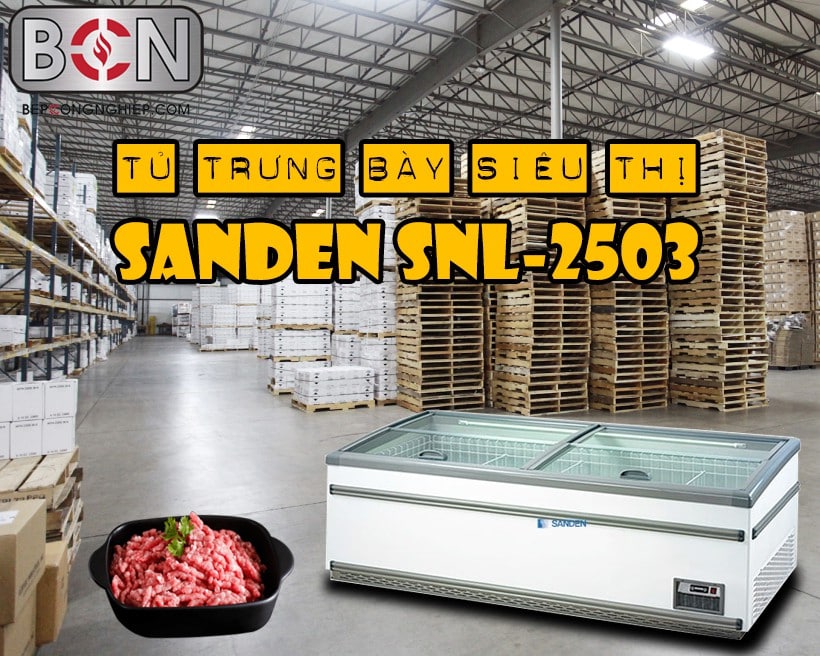 Tủ trưng bày siêu thị Sanden Snl-2503