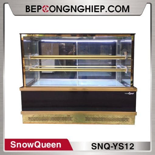 tủ bánh kem 3 tầng kính vuông 120 Cm Snowqueen Snq-Ys12