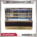 tủ bánh kem 3 tầng kính vuông 150 Cm Snowqueen Snq-Ys15