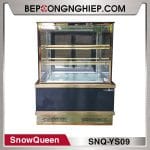 tủ bánh kem 3 tầng kính vuông 90cm Snowqueen Snq-Ys09