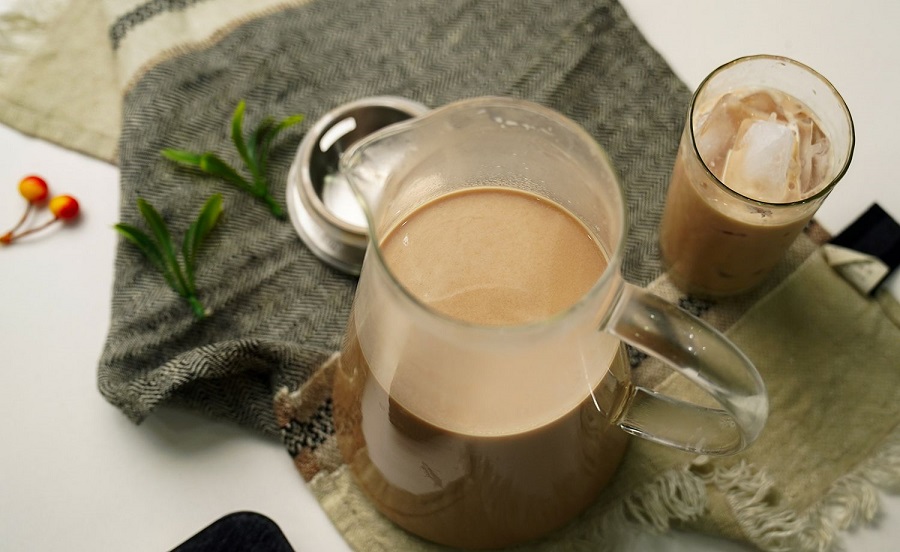 ung dung bot tra den trong do uong