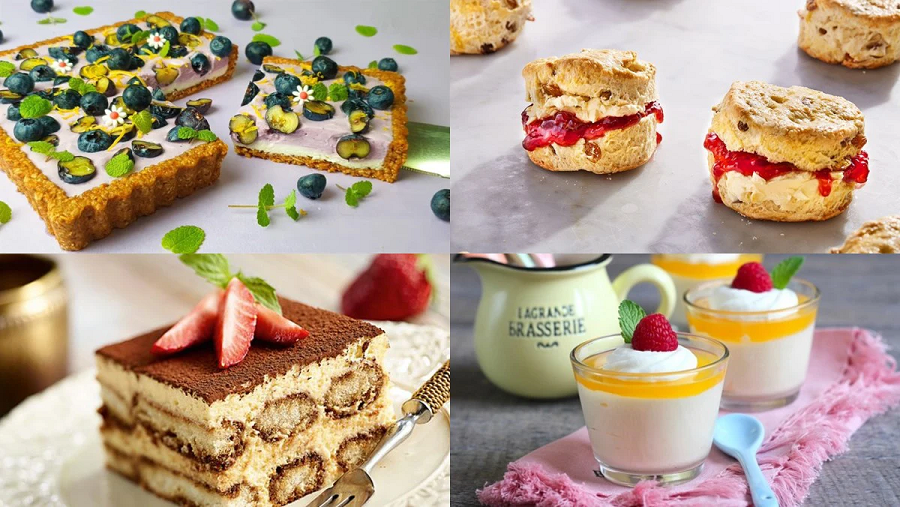 ung dung dam dau nanh trong banh ngot